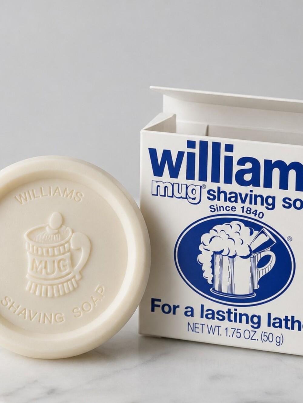 New Vintage Old Stock / Discontinued Williams Mug Shaving Bar Soap
